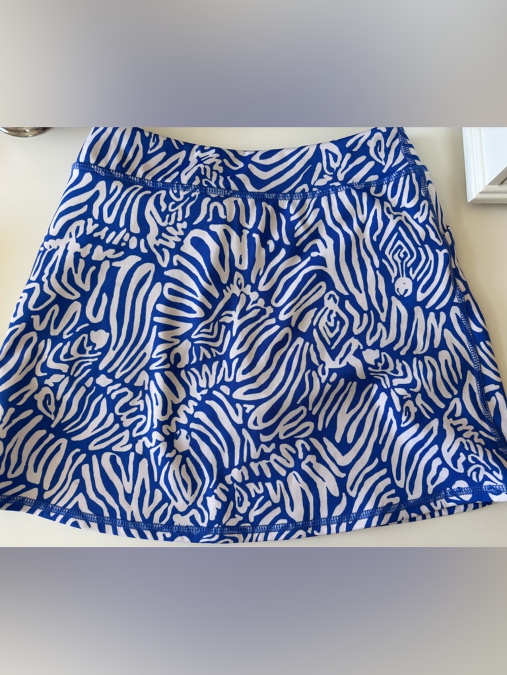 Girls Lilly Pulitzer Royal Blue Luxelet Active Skirt 6-7
